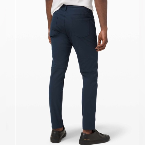 Lululemon ABC Pant Slim Warpstreme Casual Stretch True Navy (First Release) 36 - Picture 2 of 4